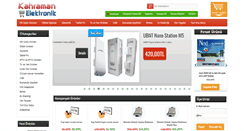Desktop Screenshot of kahraman-elektronik.com